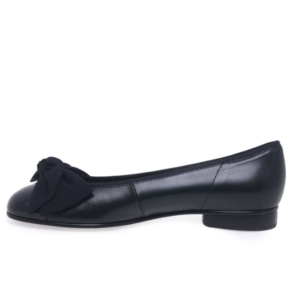 Gabor Marine | Ballerines Exclusives Amy Bow Trim Pour Femmes